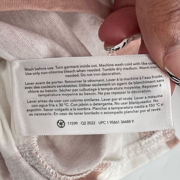 Carter’s Girl’s New York City Pink White Striped Long Sleeve Top Size 5 - Picture 8 of 11